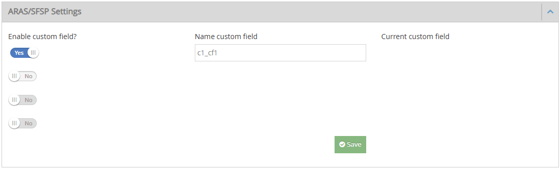 Text field filled, next slider enabled