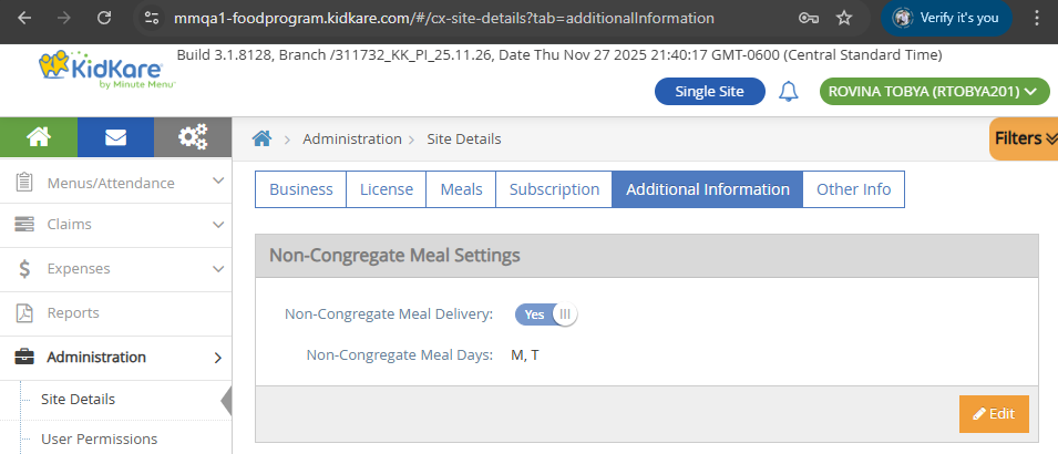 IC Non-Congregate Settings — Site Details